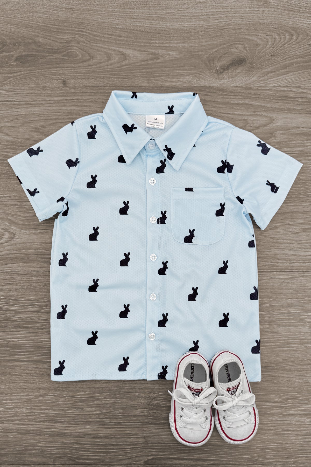 Blue Bunny Button Down
