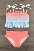 Pink & Blue Ombre Family Swimsuits