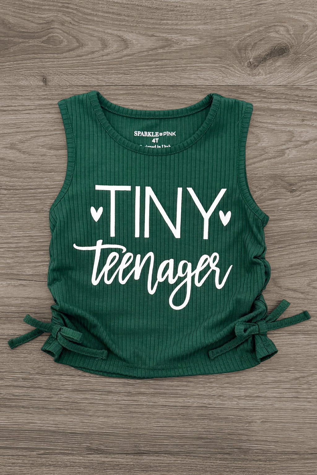 "Tiny Teenager" Denim Short Set