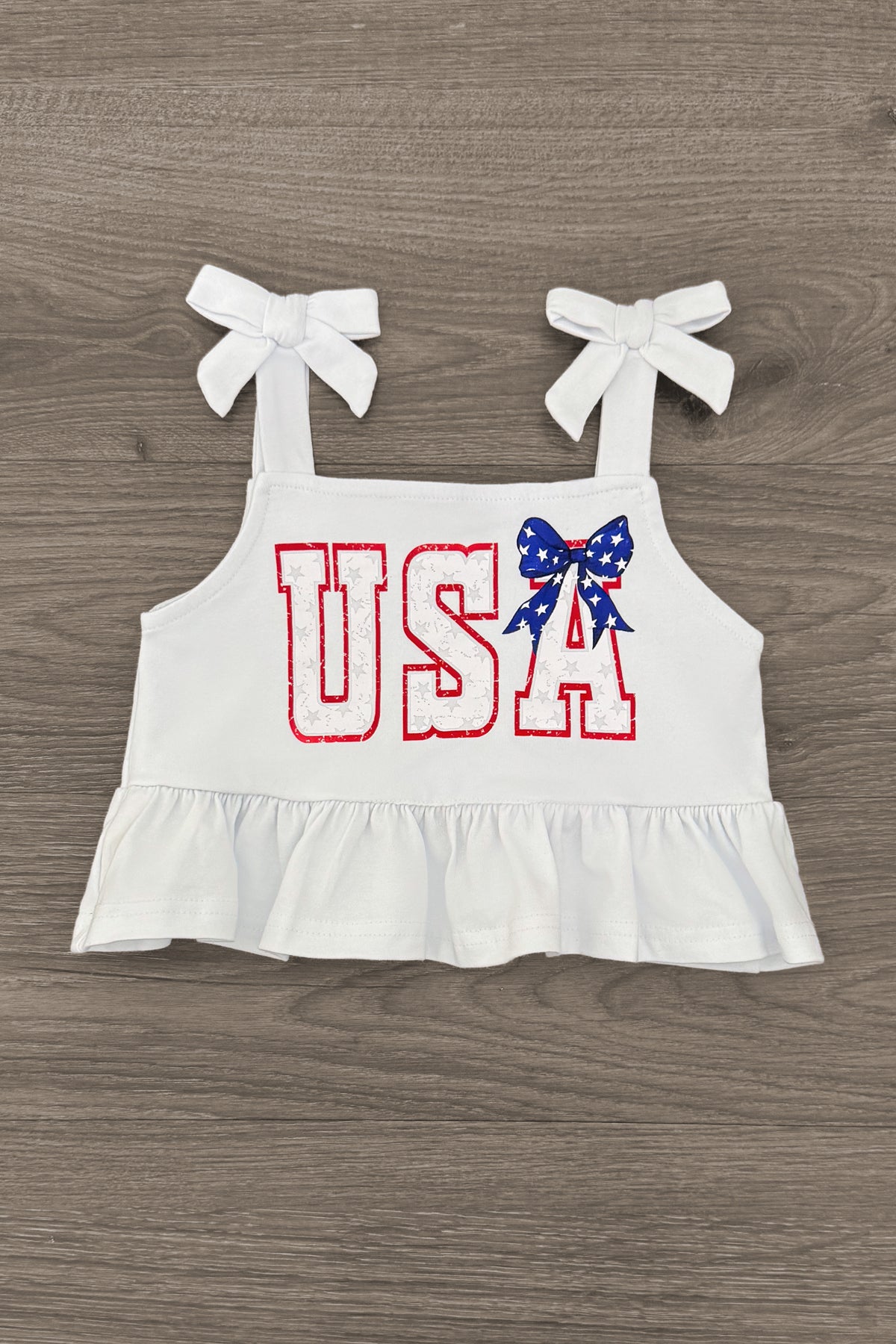 "USA" Tank Sequin Short Set