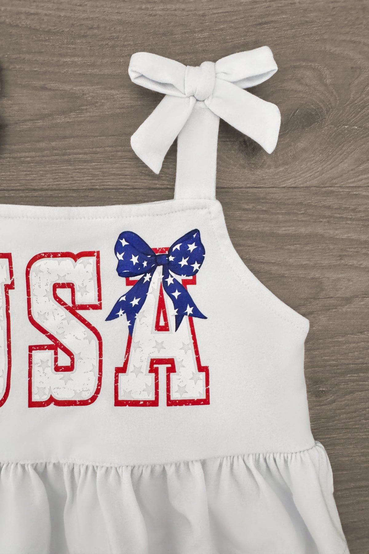"USA" Tank Sequin Short Set