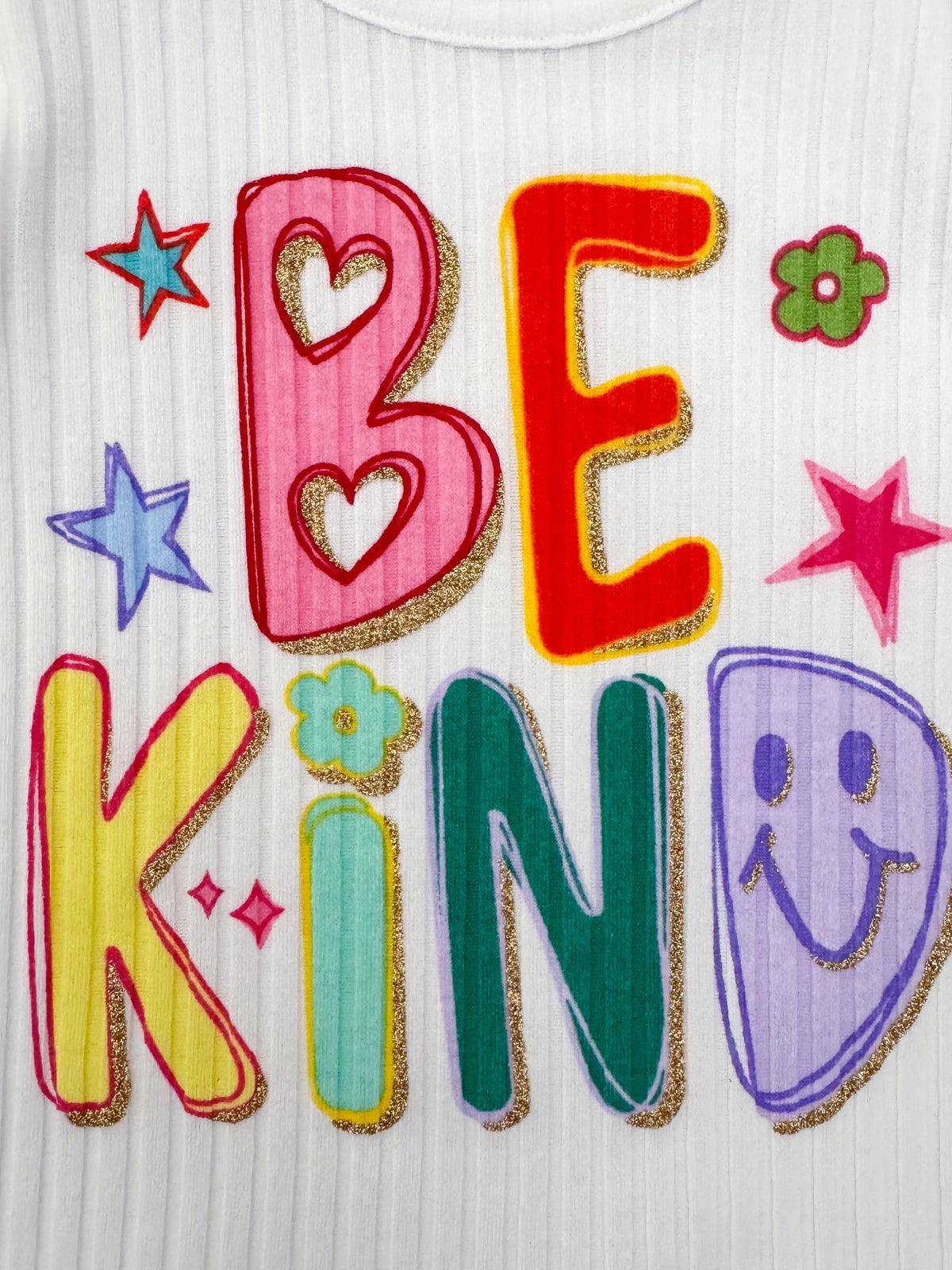 "Be Kind" Crayon Skirt Set