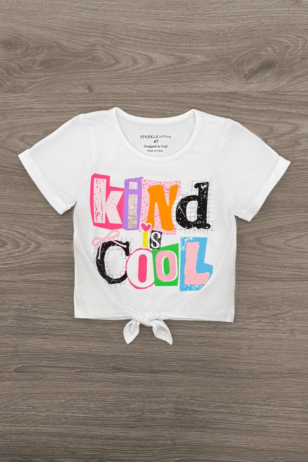 "Kind Is Cool" Denim Pant Set