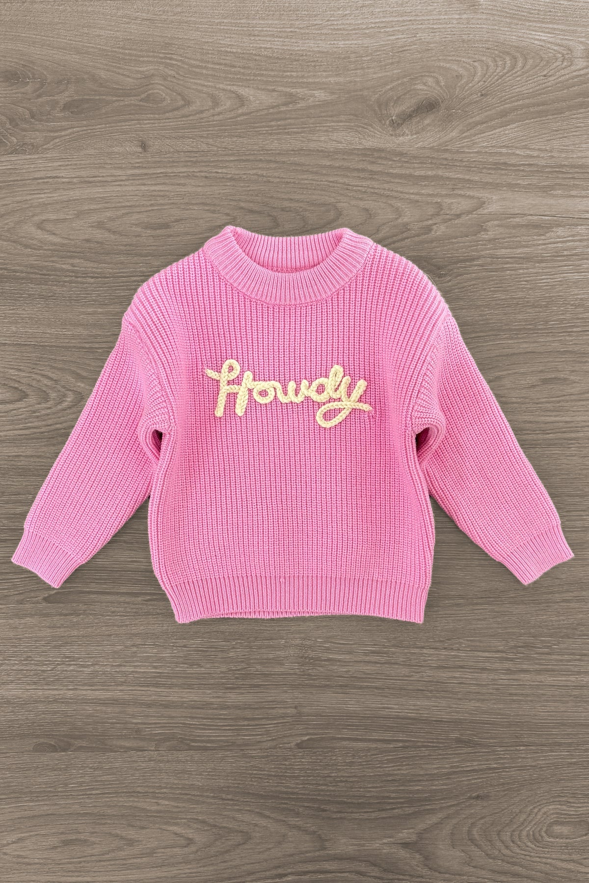 "Howdy" Pink Cowgirl Bell Bottom Set