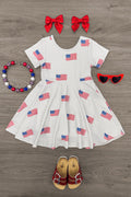 American Flag Glitter Dress