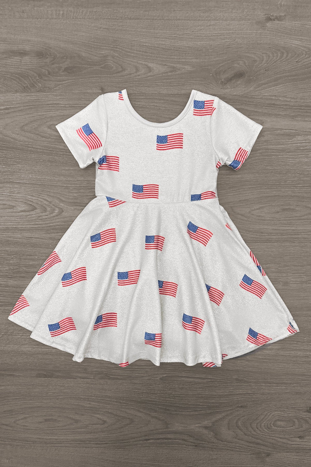 American Flag Glitter Dress