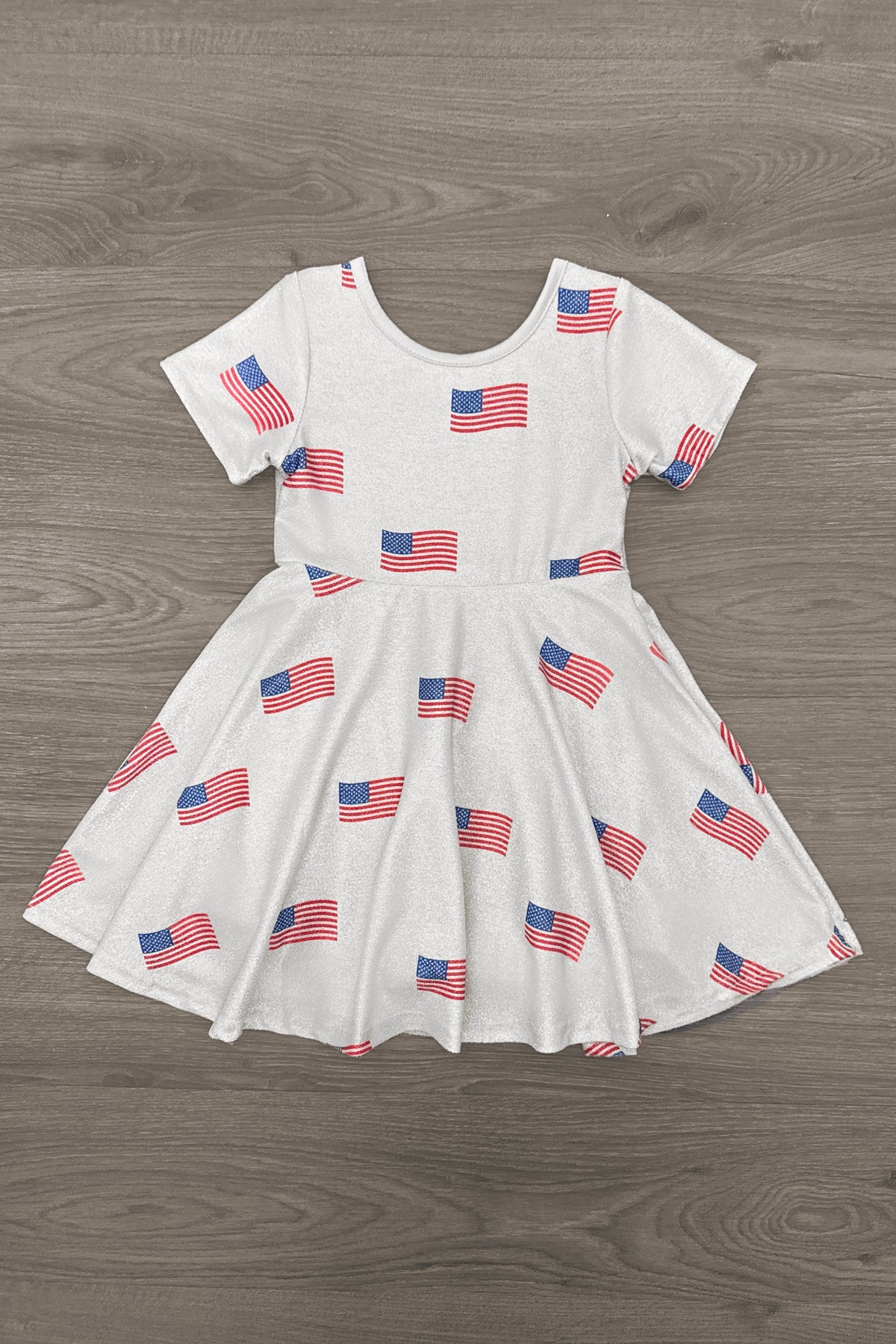 American Flag Glitter Dress
