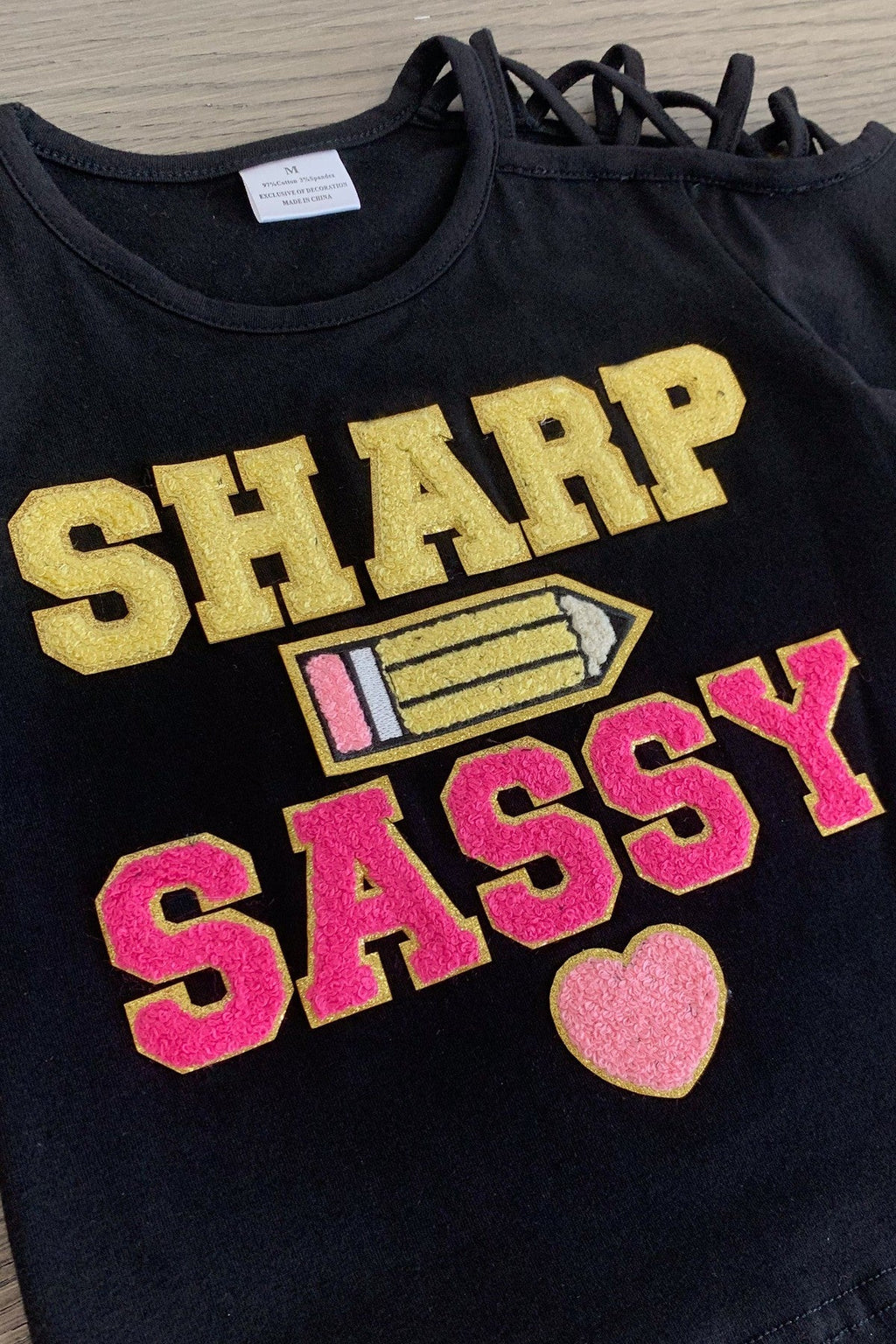 "Sharp & Sassy" Denim Short Set