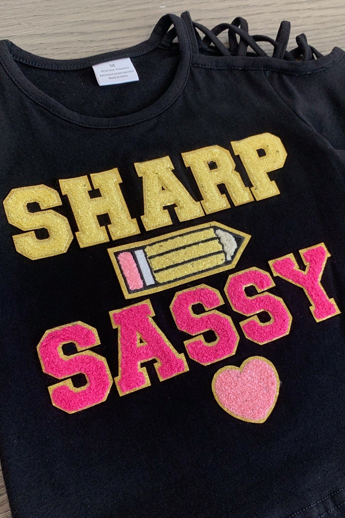 "Sharp & Sassy" Denim Short Set
