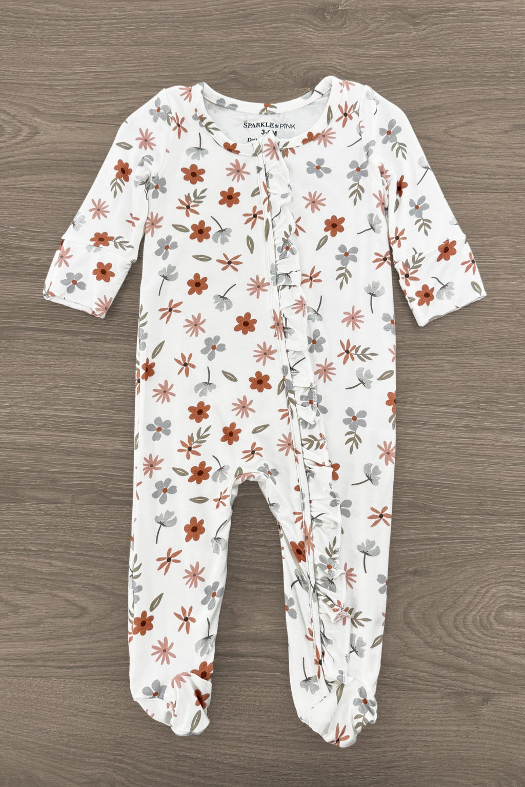Bamboo Golden Petals Onesie