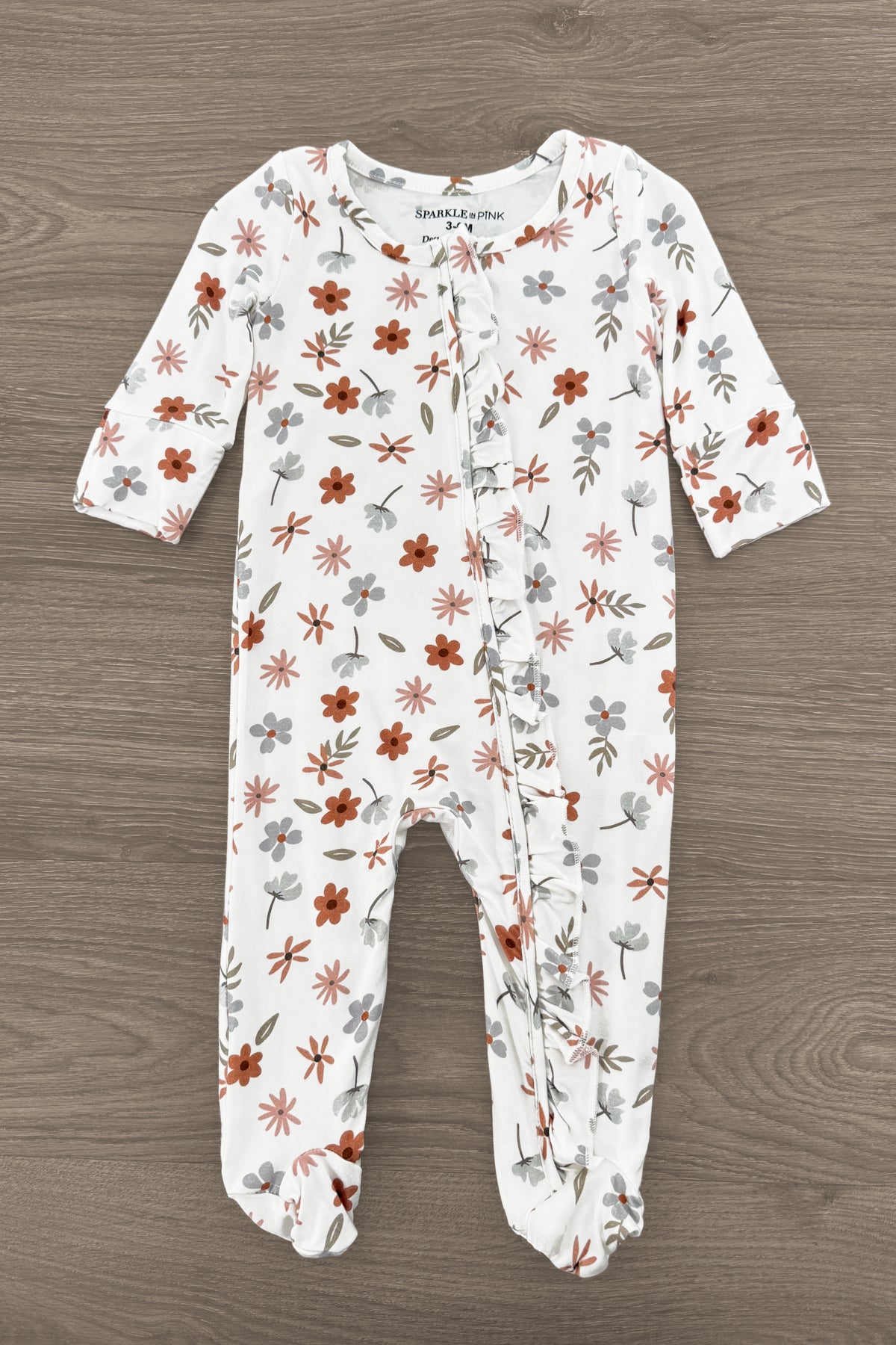 Bamboo Golden Petals Onesie
