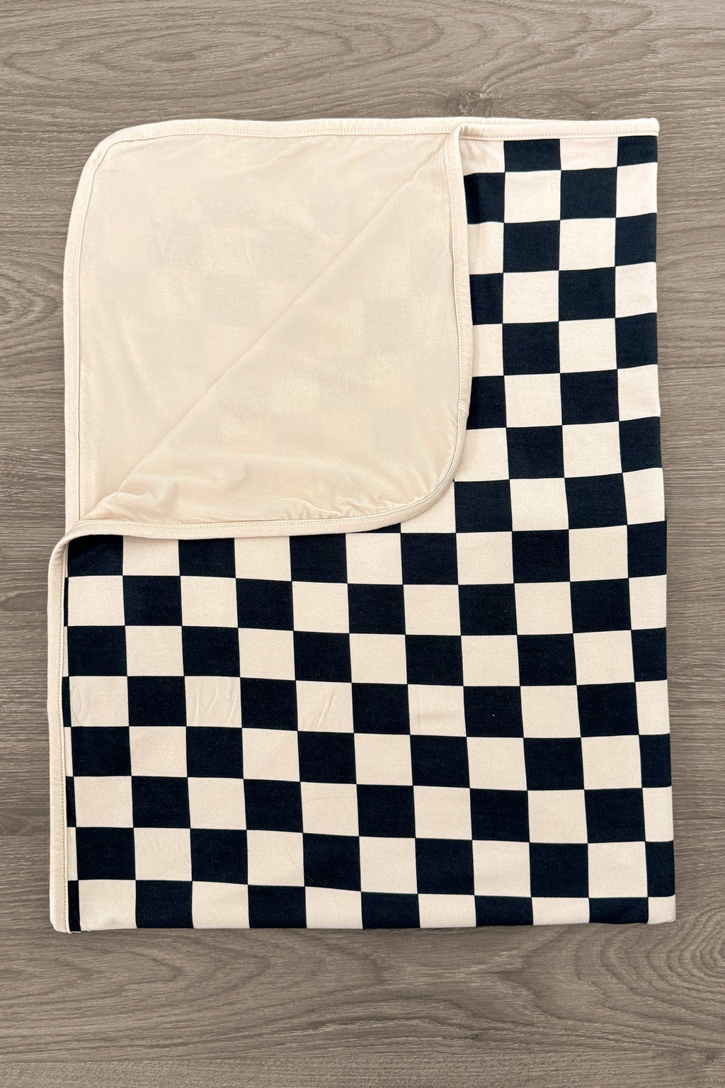 Bamboo Modern Checks Double Sided Blanket