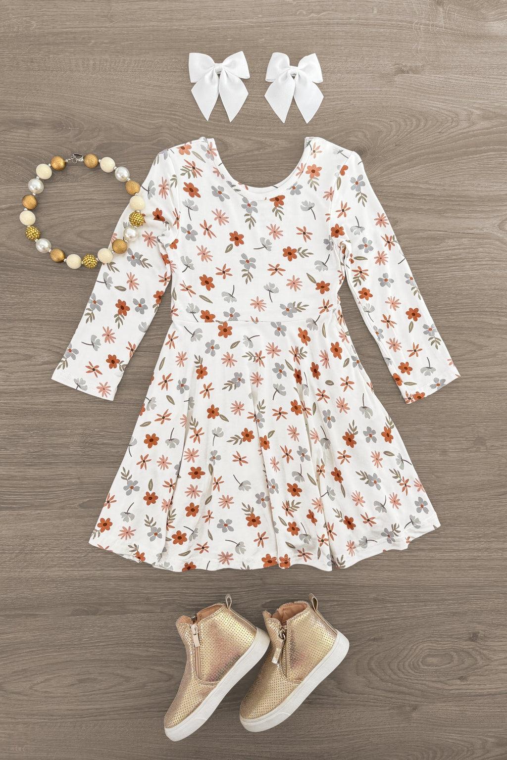 Bamboo Golden Petals Dress