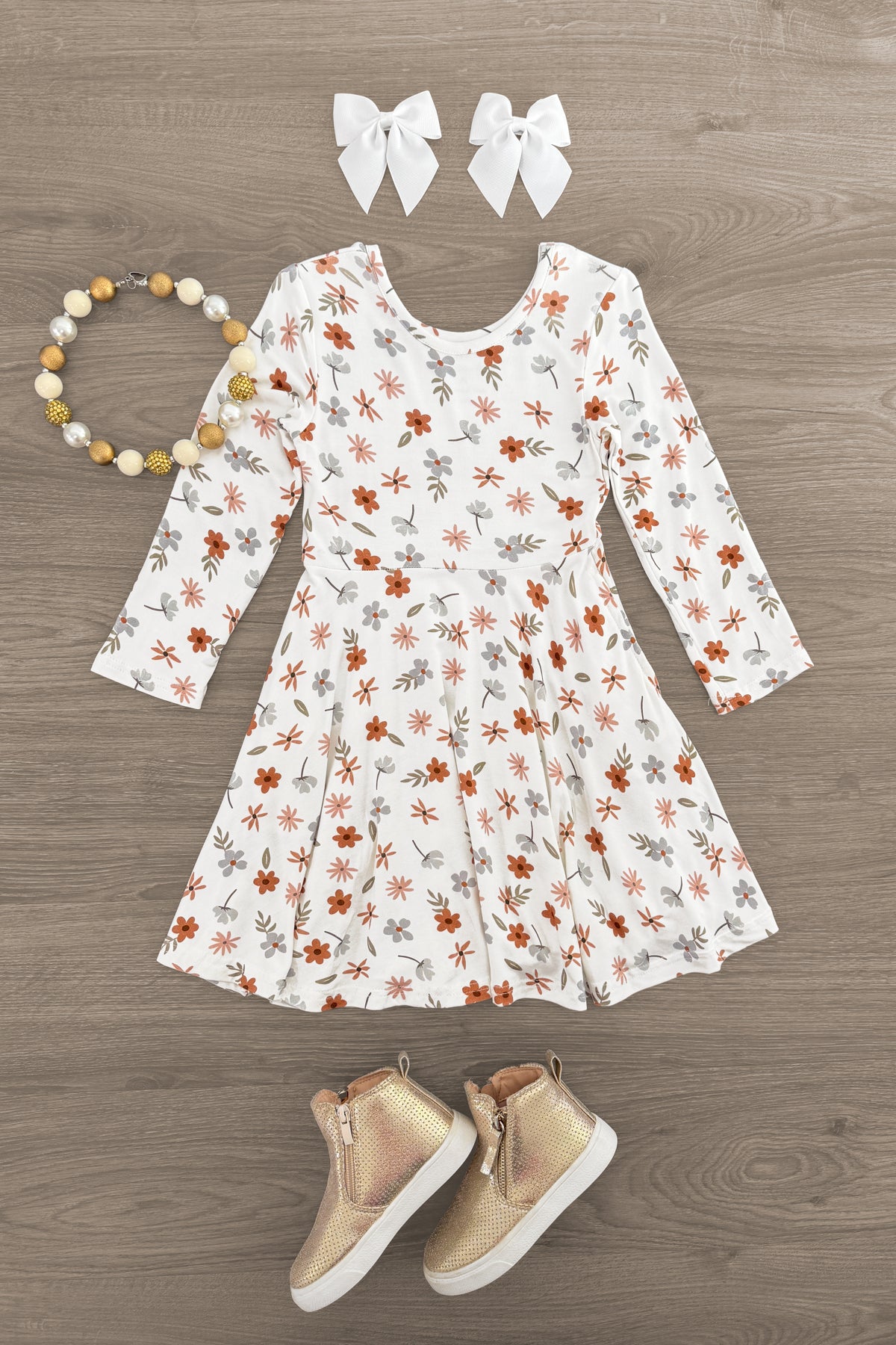 Bamboo Golden Petals Dress