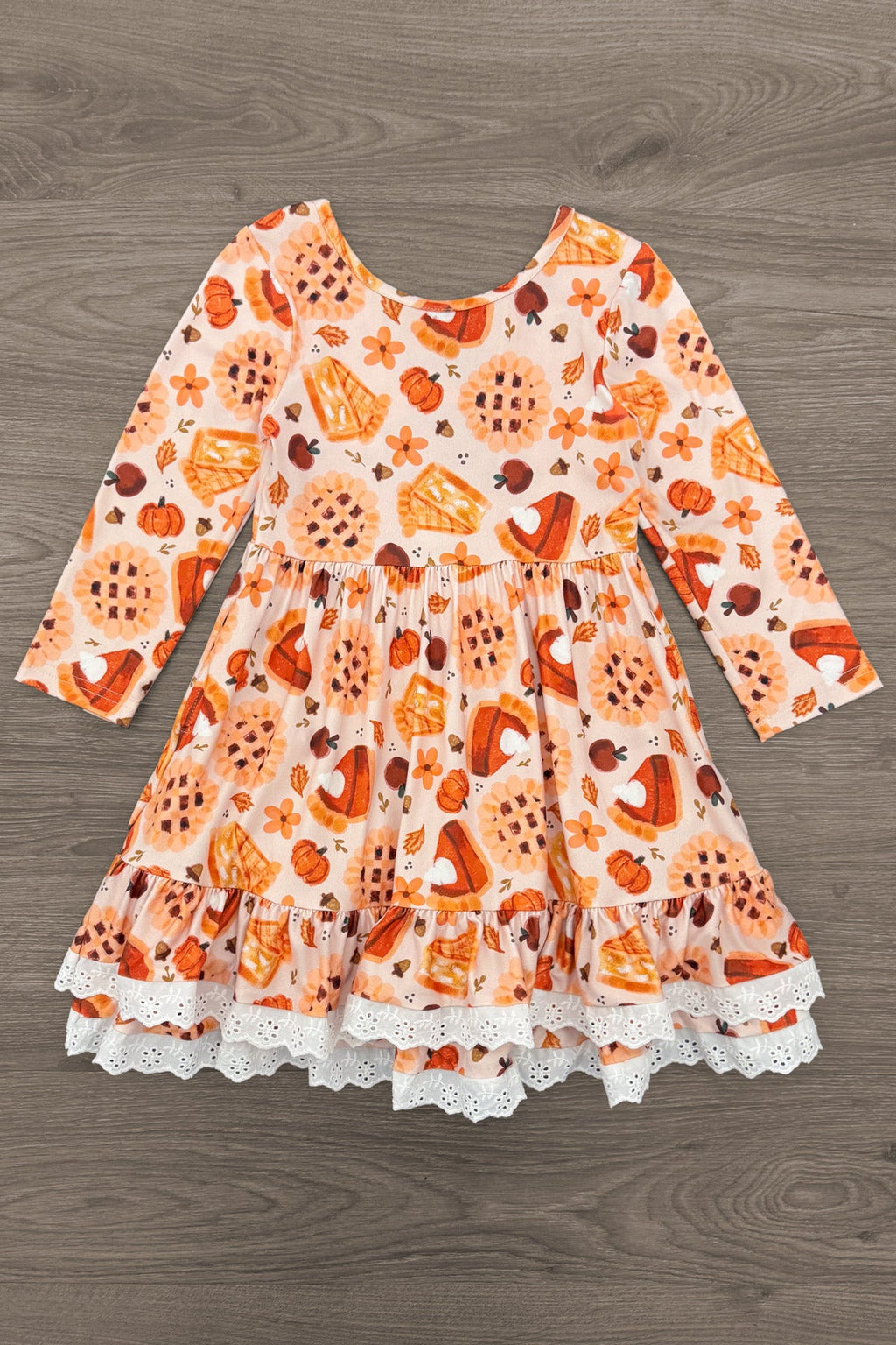 Autumn Pie Ruffle Dress