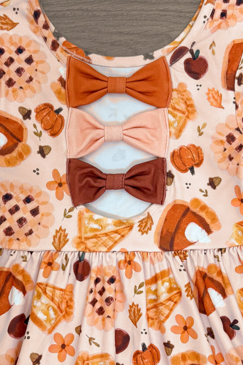 Autumn Pie Ruffle Dress