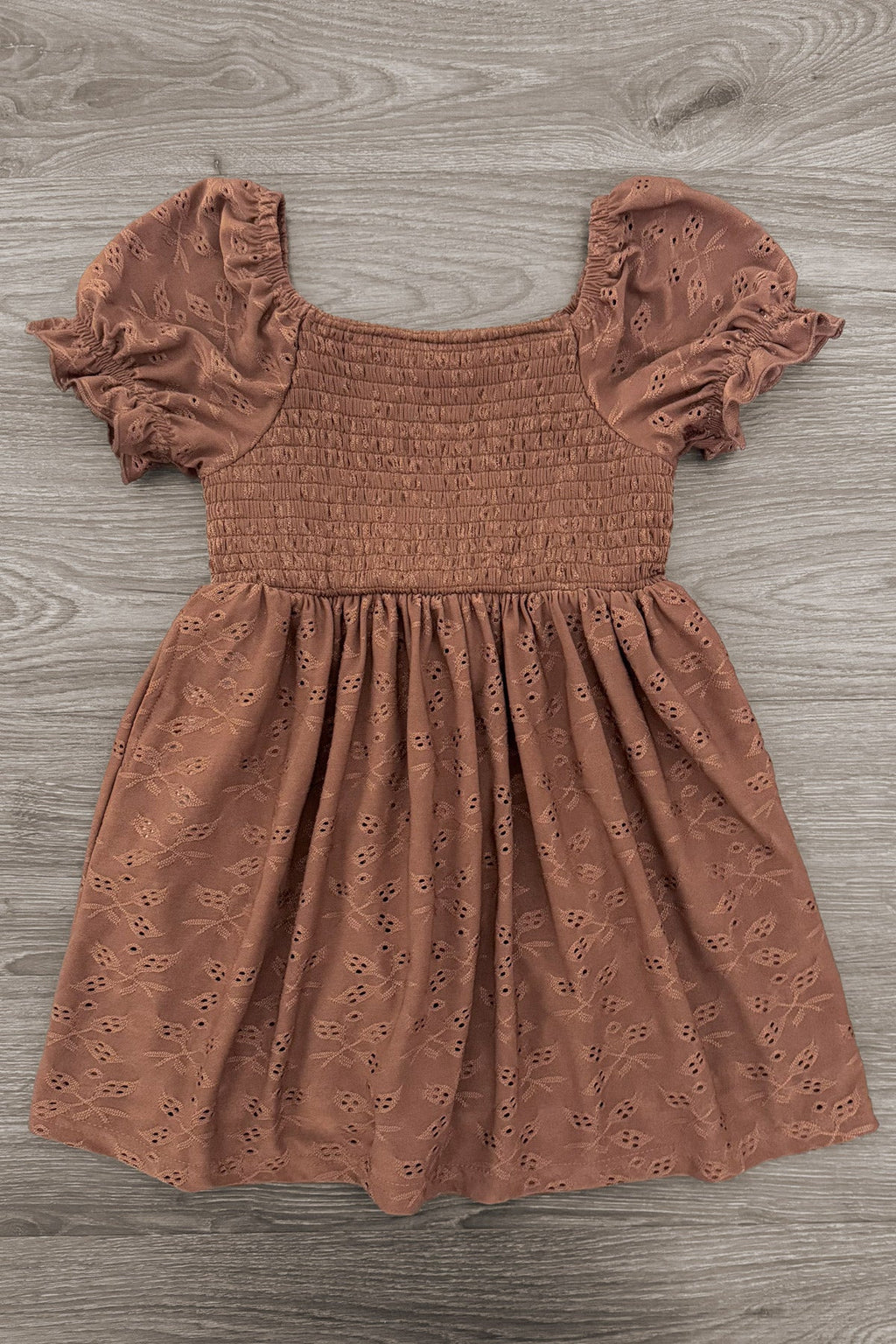 Family Brown Dress & Flannel