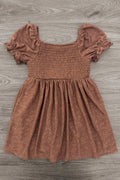 Family Brown Dress & Flannel