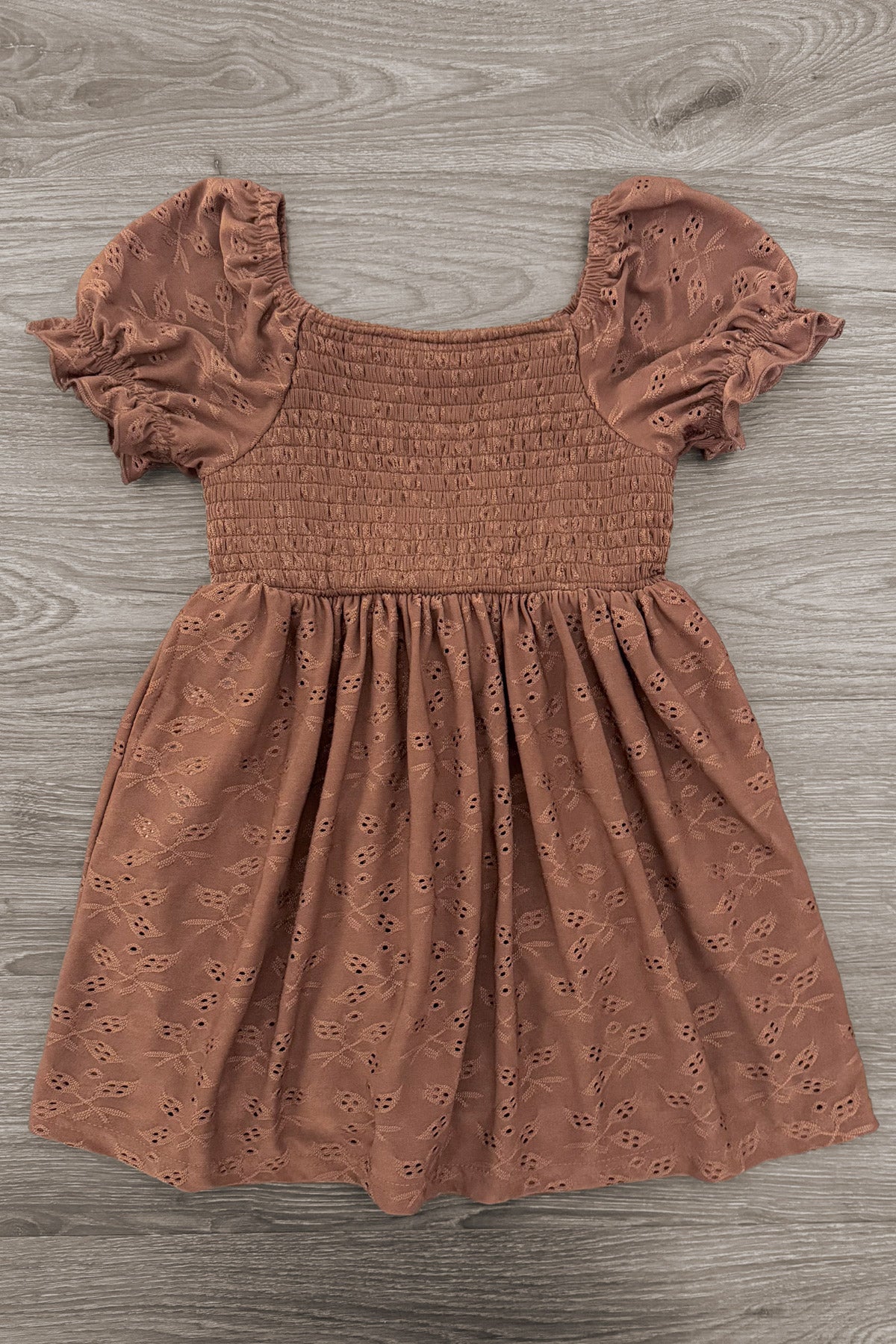 Family Brown Dress & Flannel