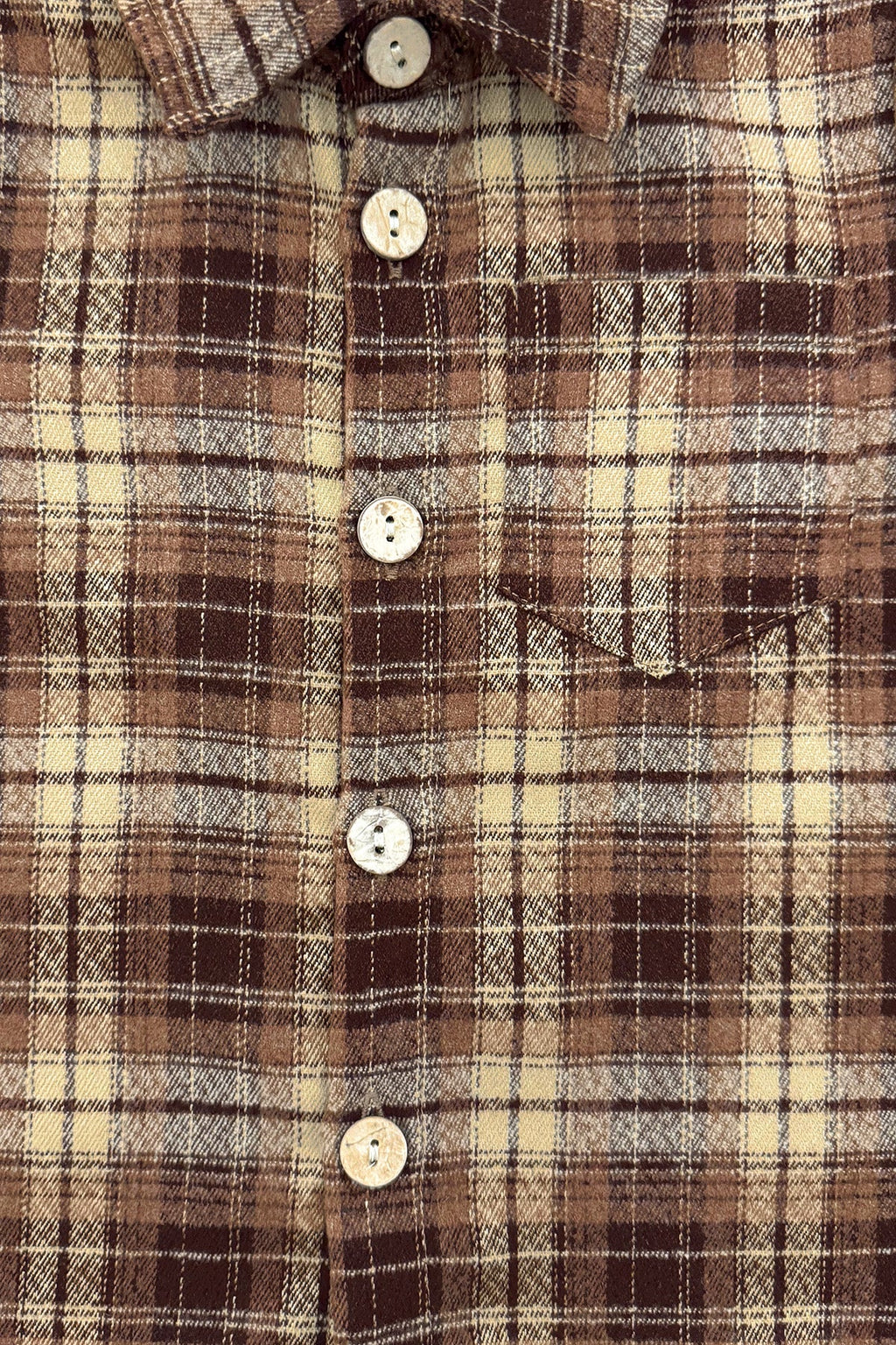 Family Brown Dress & Flannel