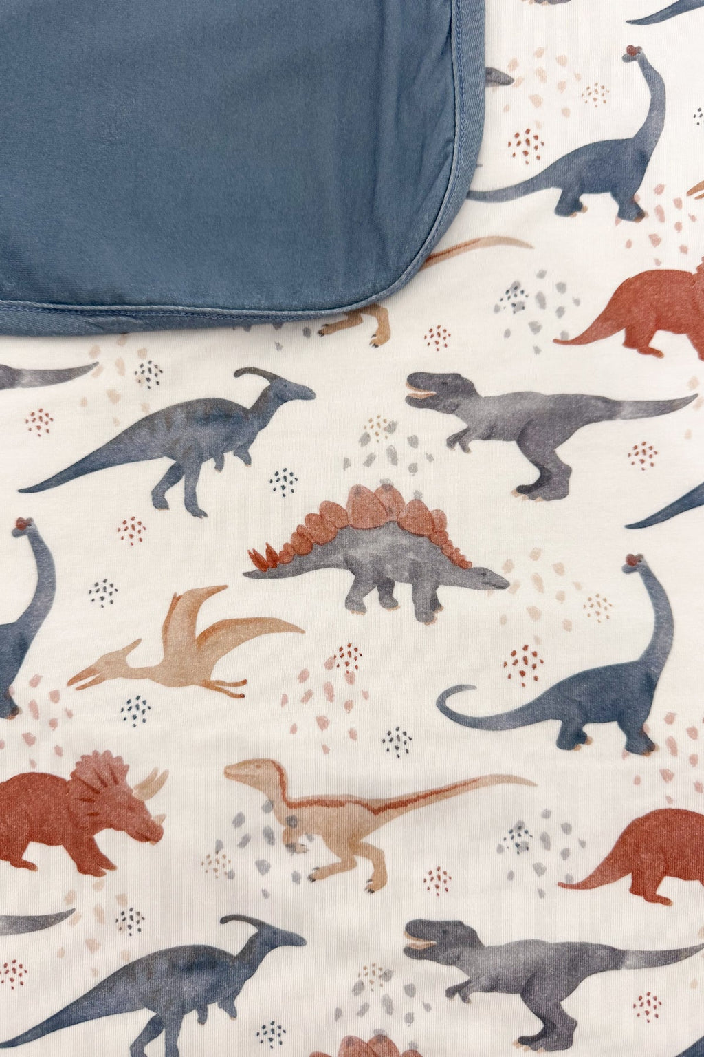 Bamboo Tiny Dino Double Sided Blanket