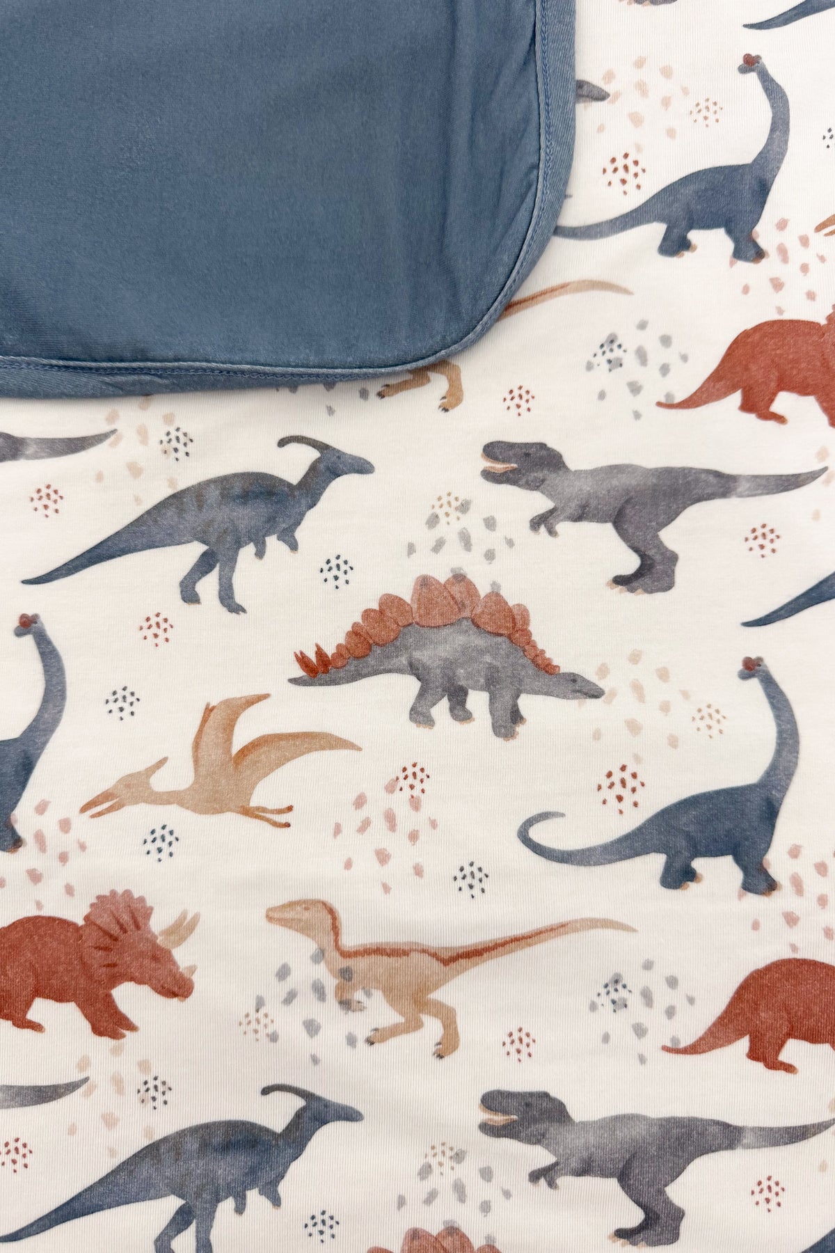 Bamboo Tiny Dino Double Sided Blanket