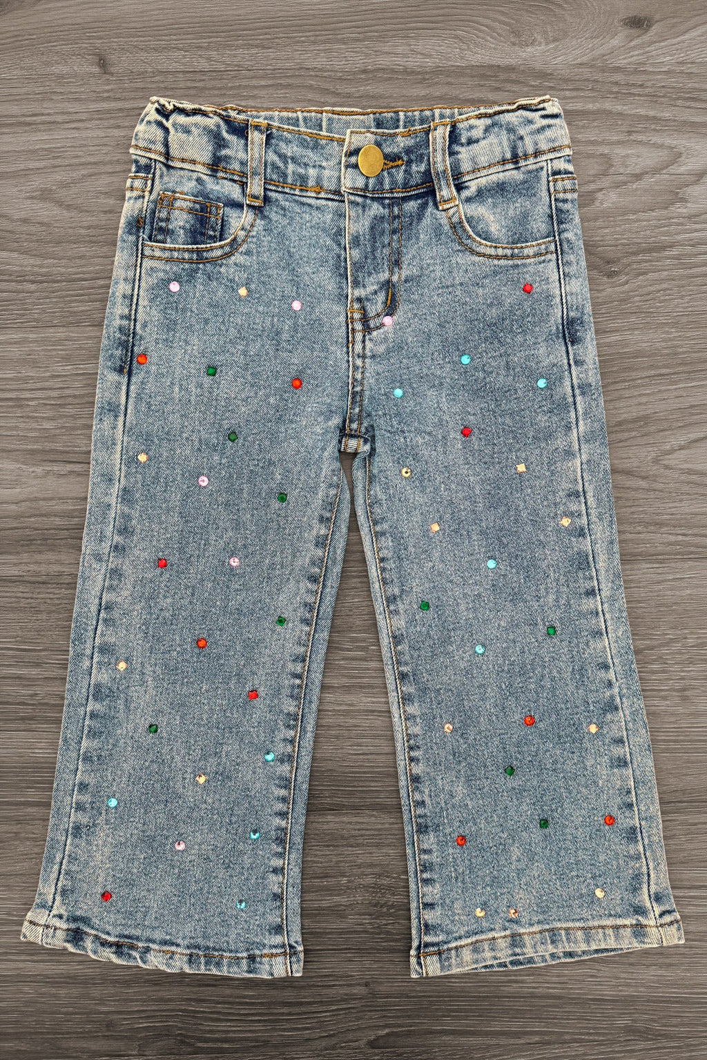 Gemstone Denim Pants