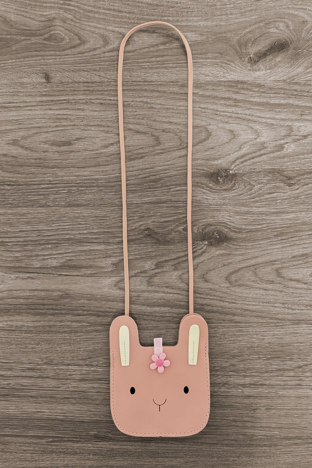 Blush Pleather Bunny Purse