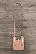 Blush Pleather Bunny Purse