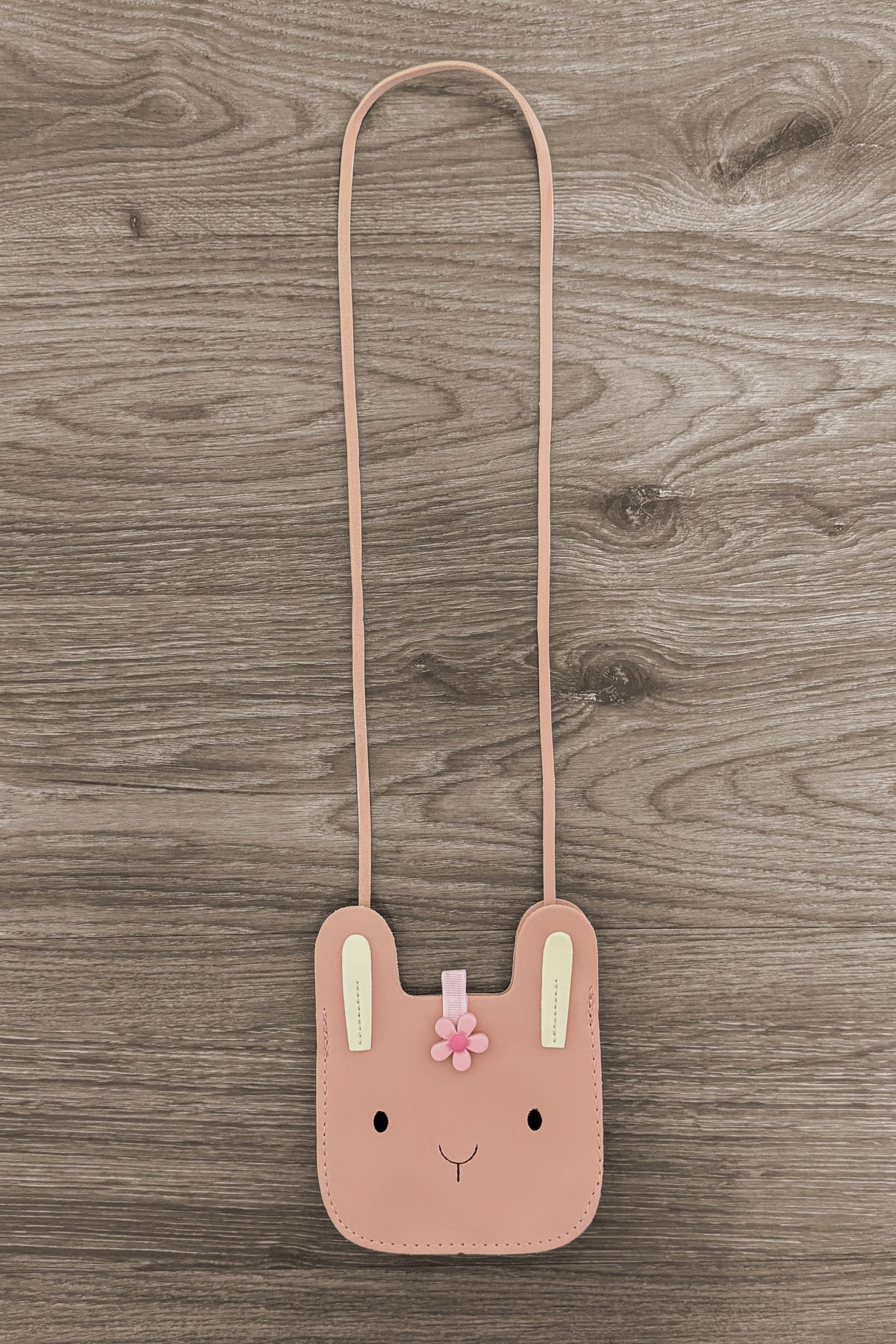 Blush Pleather Bunny Purse