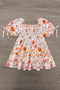 Mom & Me - Floral Fall Watercolor Dress