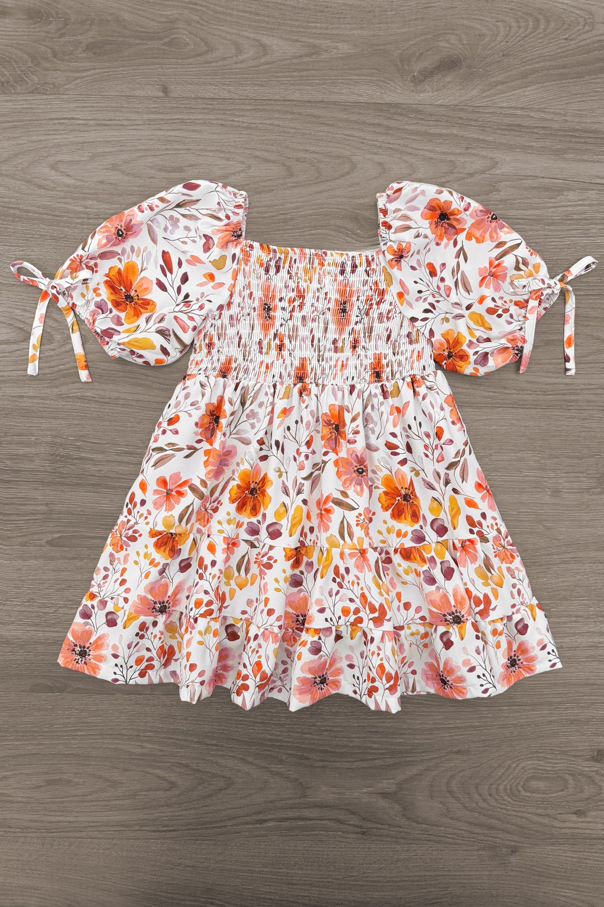 Mom & Me - Floral Fall Watercolor Dress