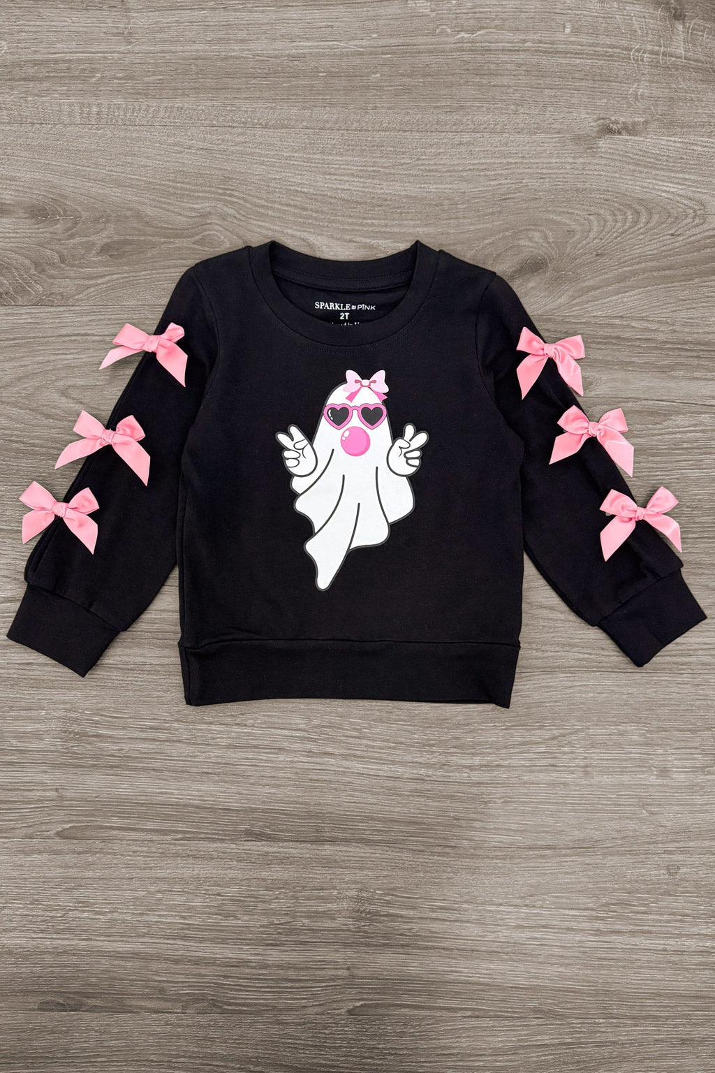 Bubblegum Ghost Denim Bell Bottom Set