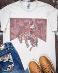 Desert Current Rhinestone Rodeo Tee in Tan