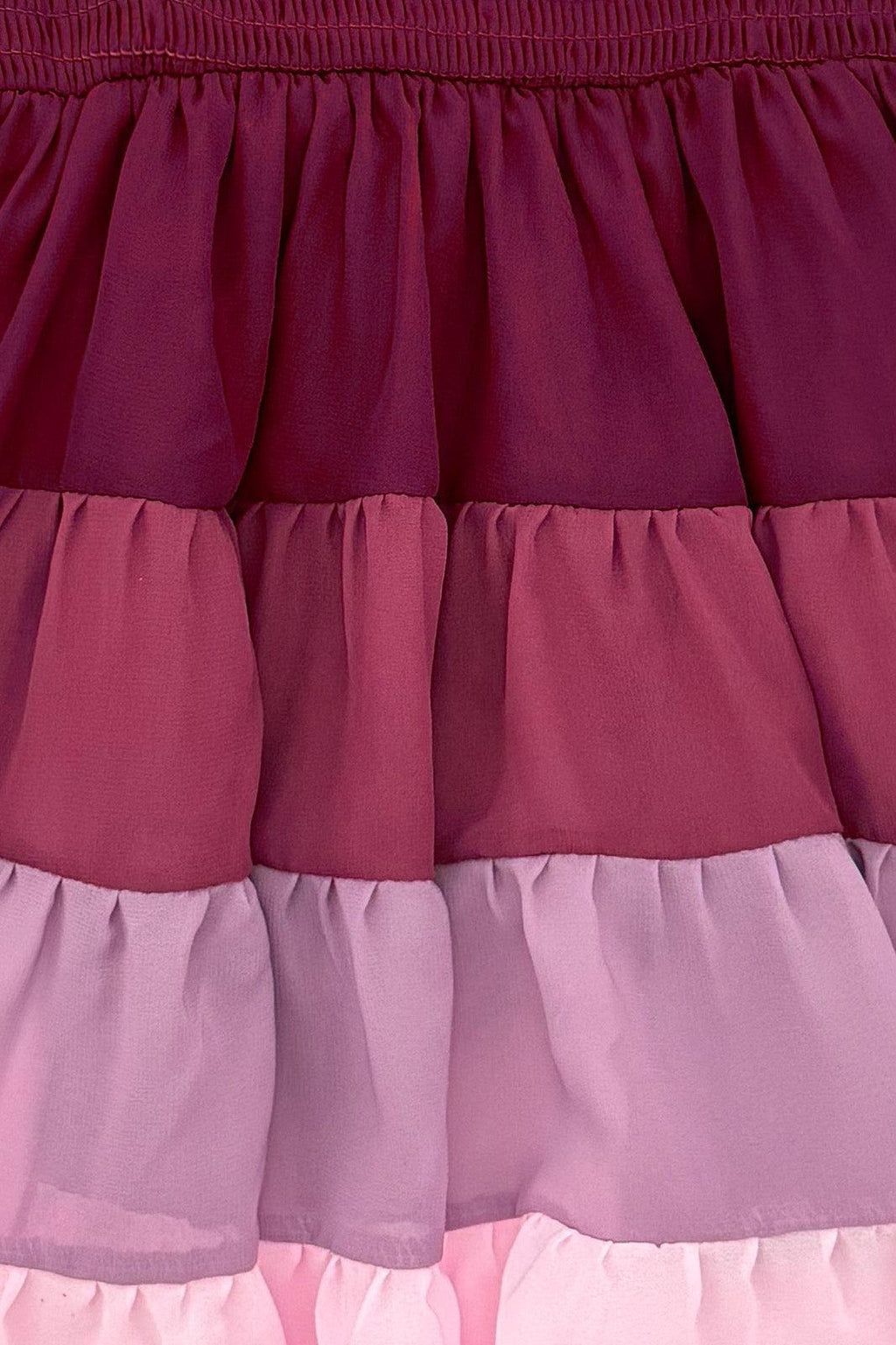 Mom & Me - Purple Ruffle Ombre Dress
