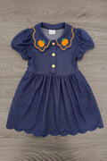 Faux Denim Pumpkin Dress