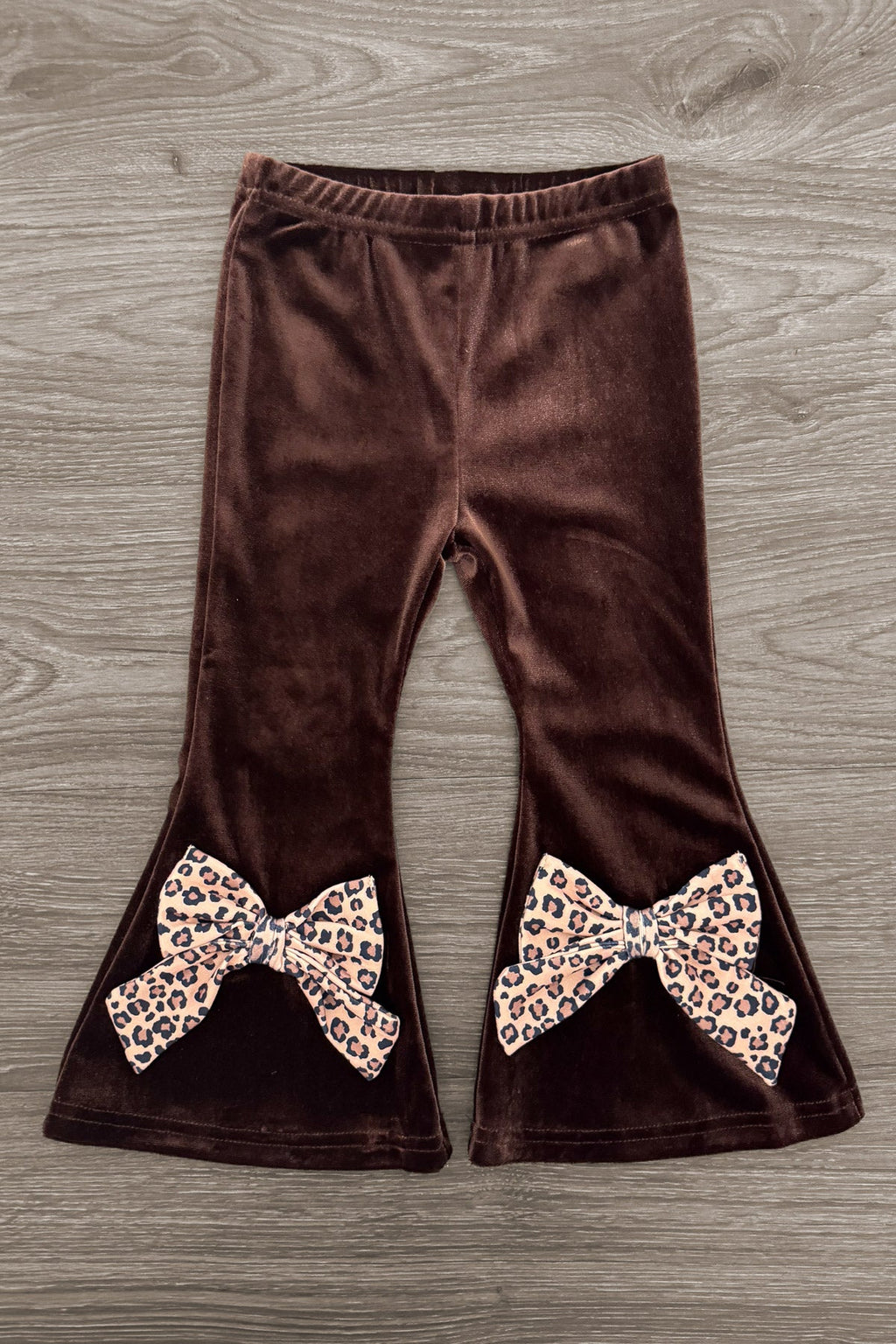 Cheetah Pumpkin Velvet Flare Set