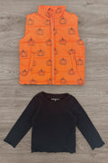 Mom & Me - Pumpkin Vest Set