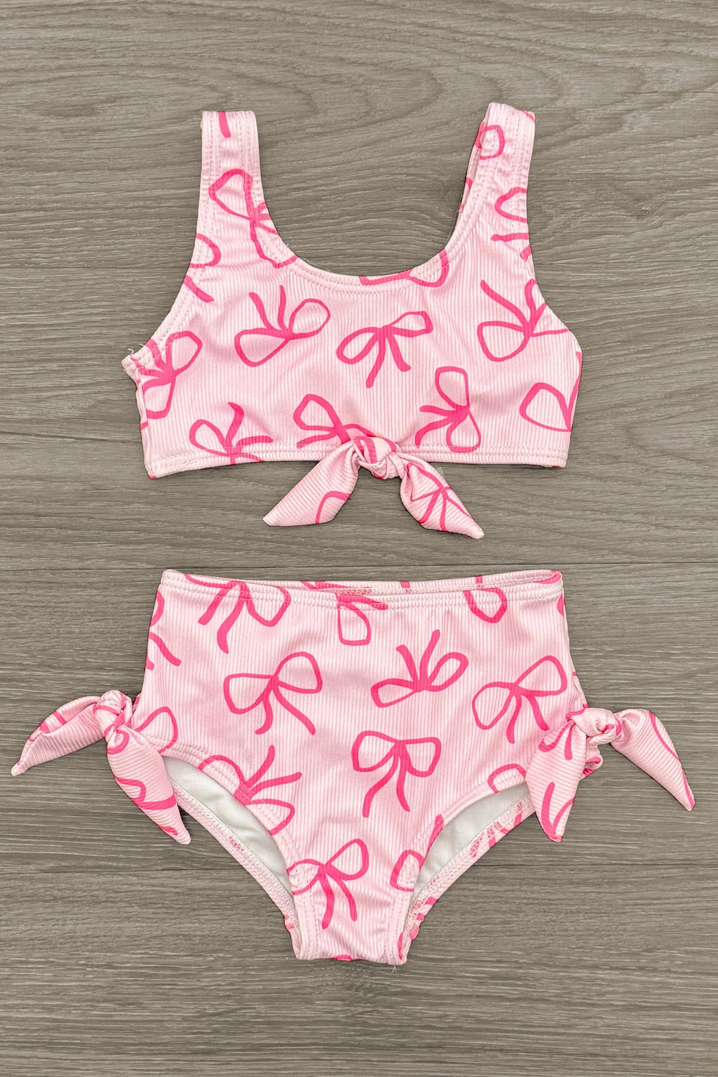 Mom & Me - Pink Bow Bikini