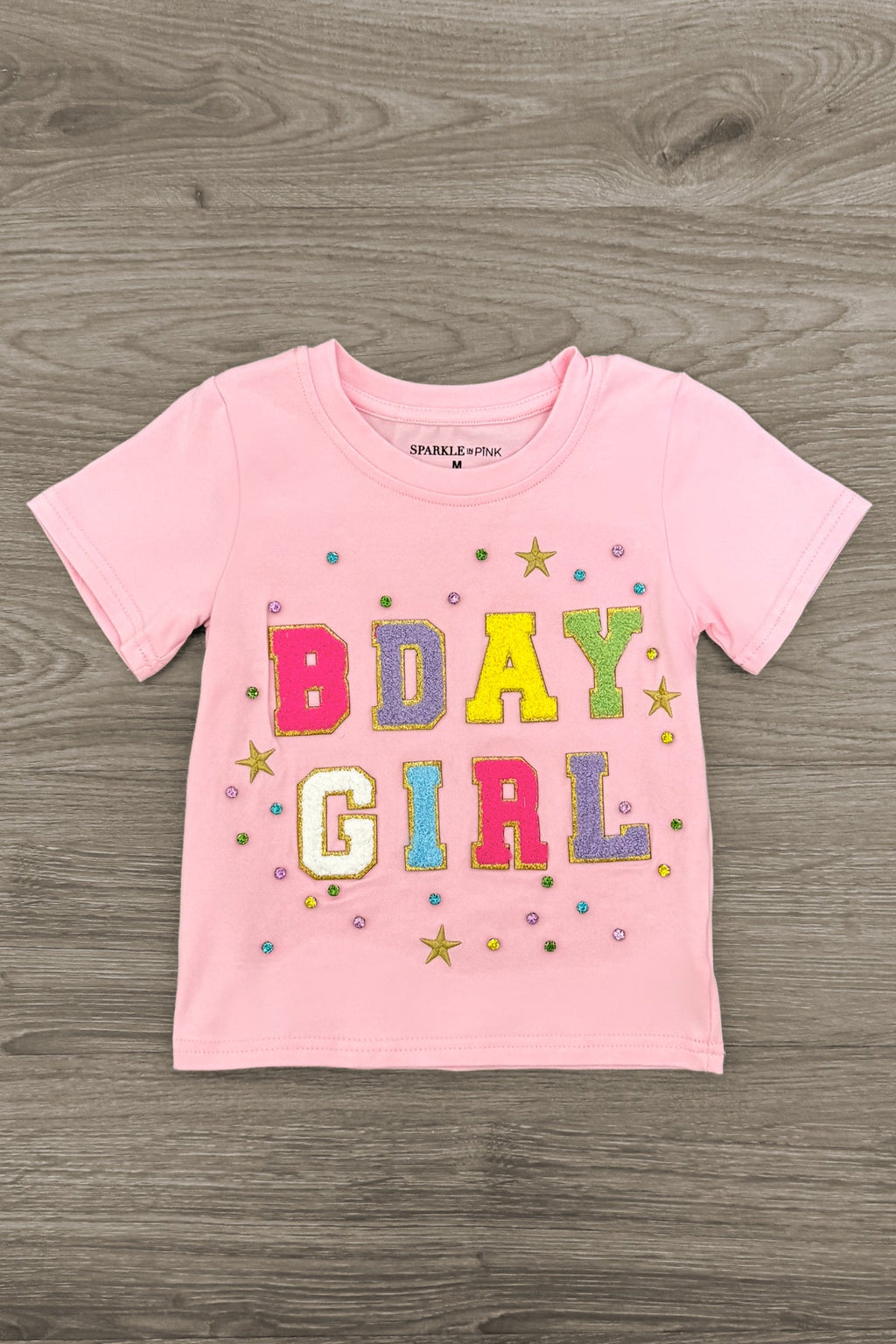 "Bday Girl" Rainbow Ruffle Sequin Skirt Set