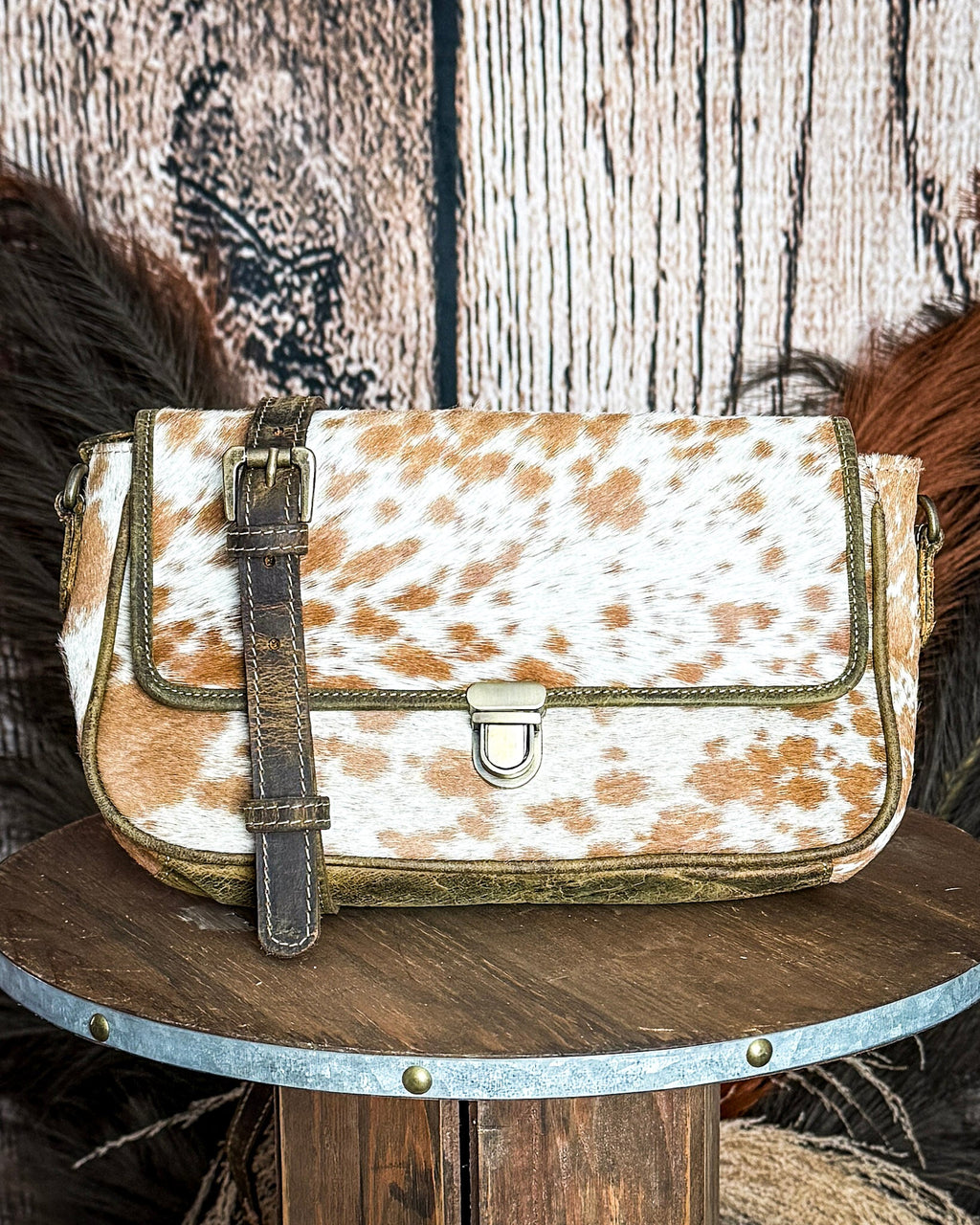Bard Hairon Crossbody Bag by Myra Bag