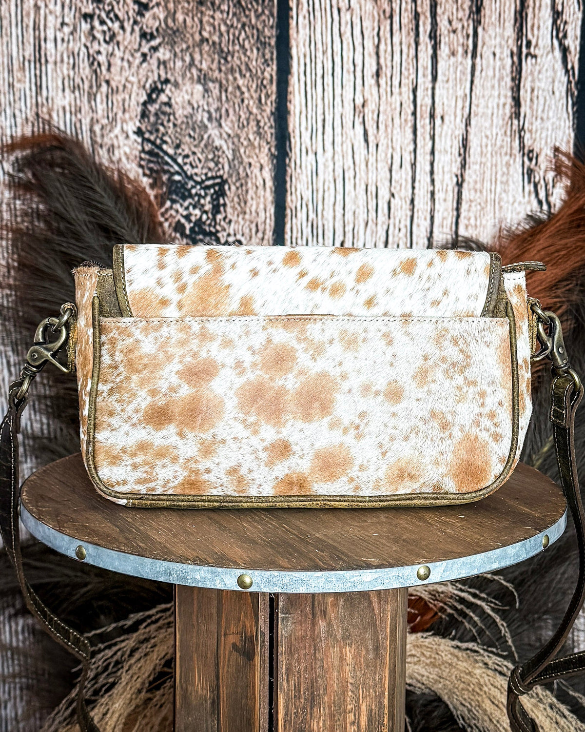 Bard Hairon Crossbody Bag by Myra Bag