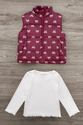 Mom & Me - Bow Vest Set