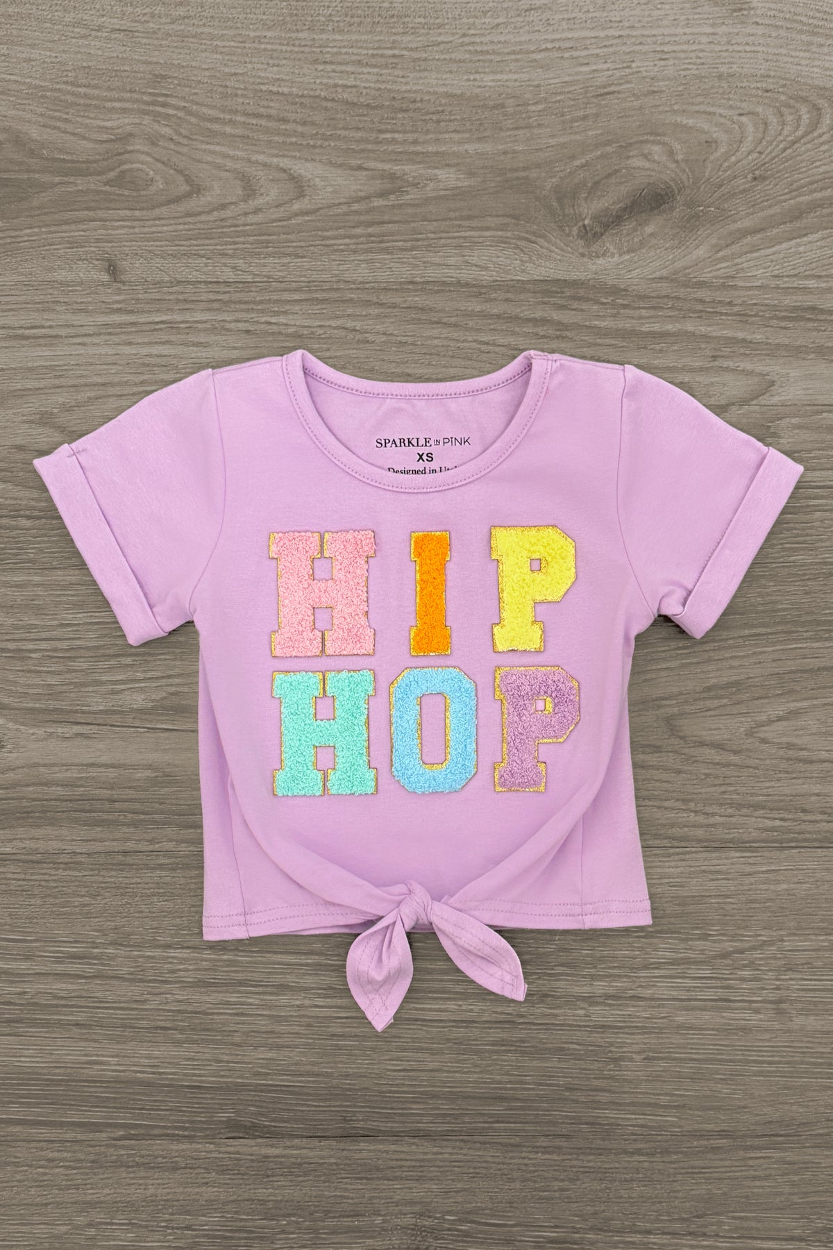 "Hip Hop" Rainbow Peep Flare Pant Set