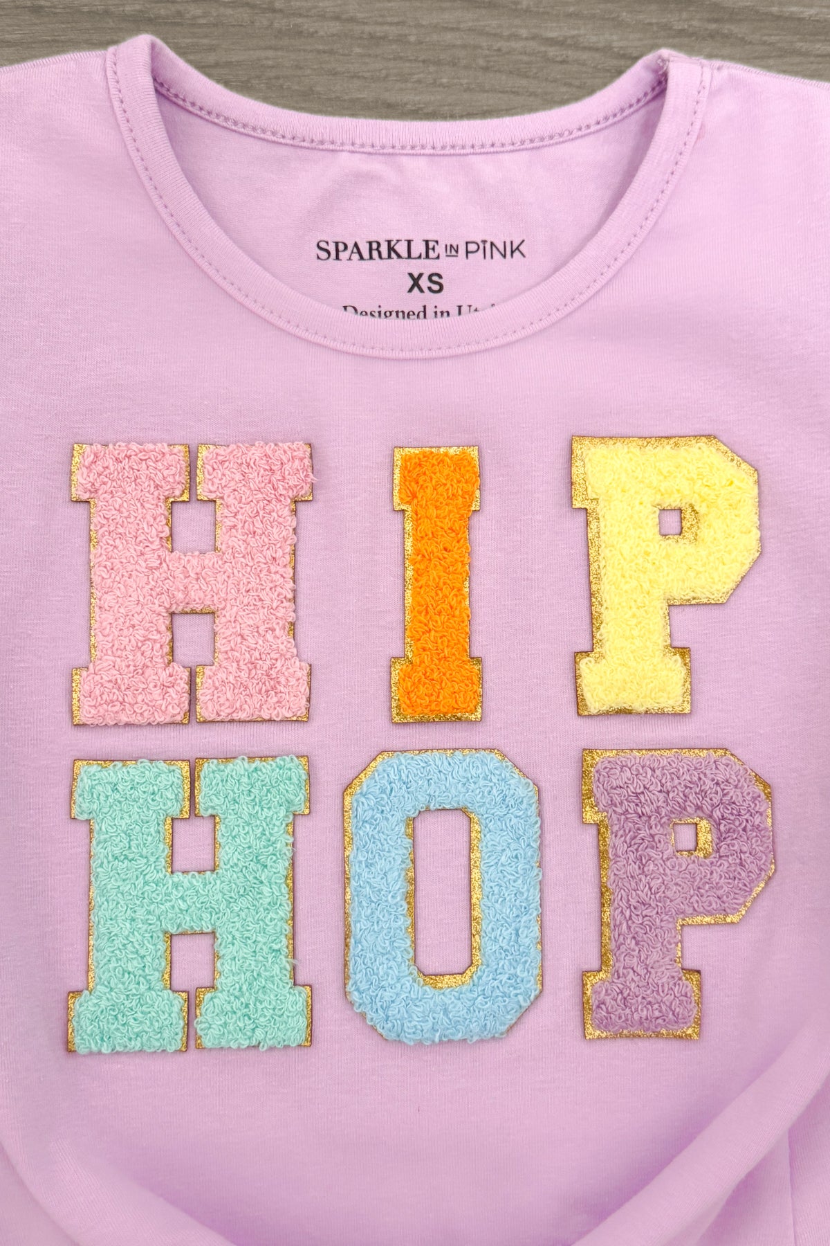 "Hip Hop" Rainbow Peep Flare Pant Set