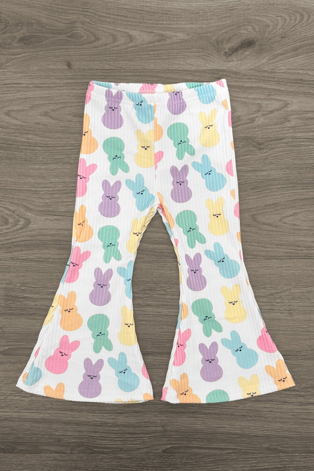 "Hip Hop" Rainbow Peep Flare Pant Set