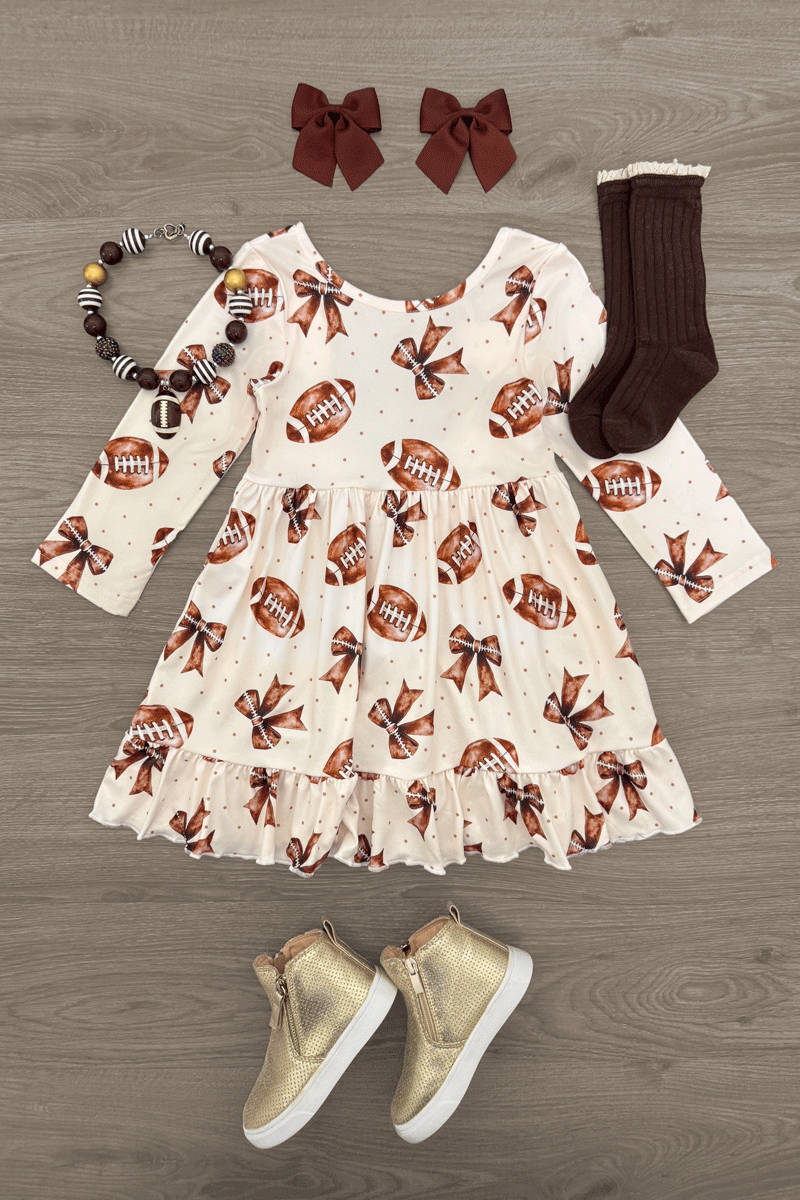 Football Bow Dress