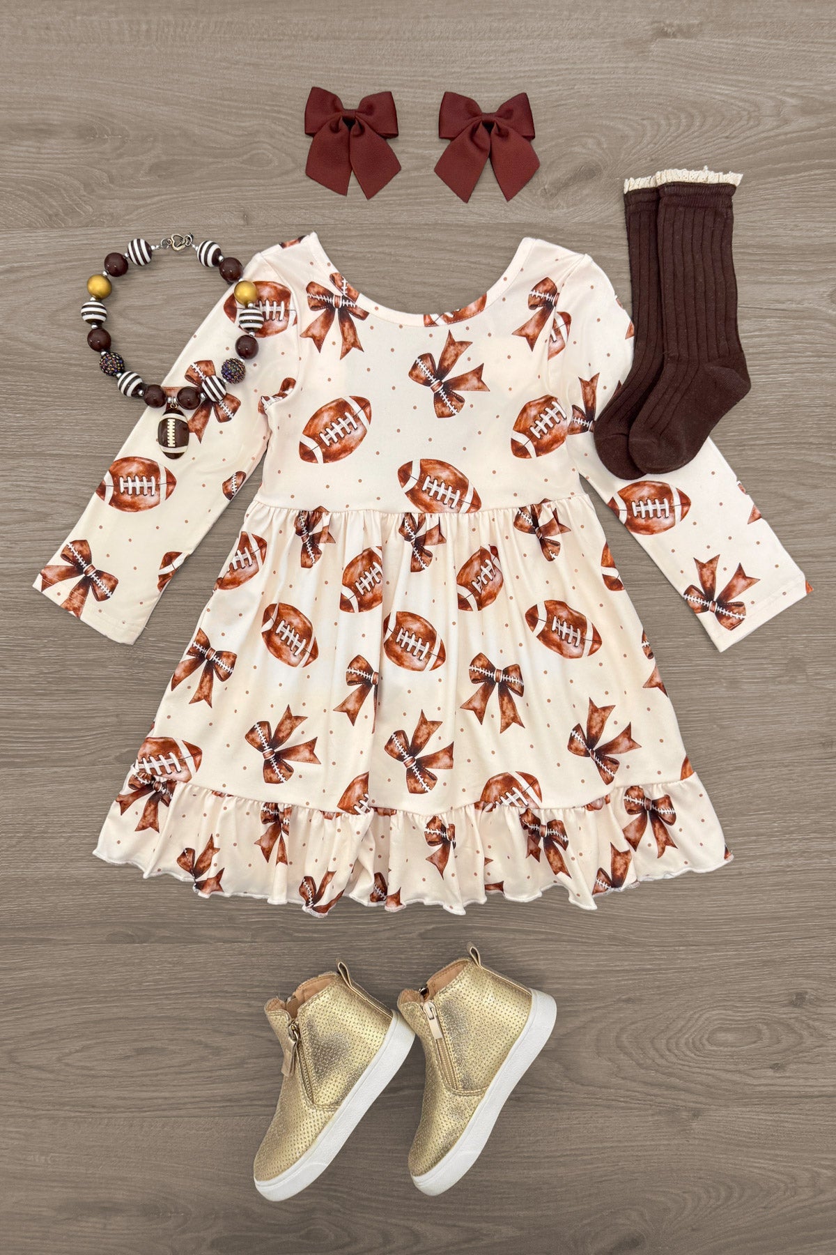 Football Bow Dress