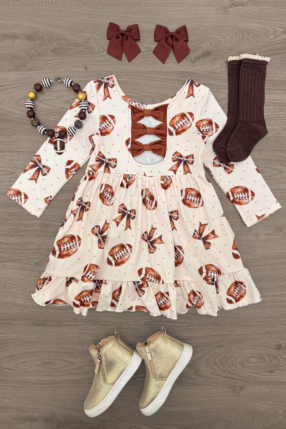 Football Bow Dress