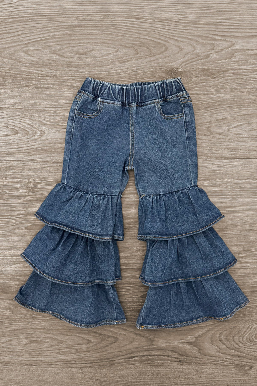 "Sweater Weather" Denim Bell Bottom Set